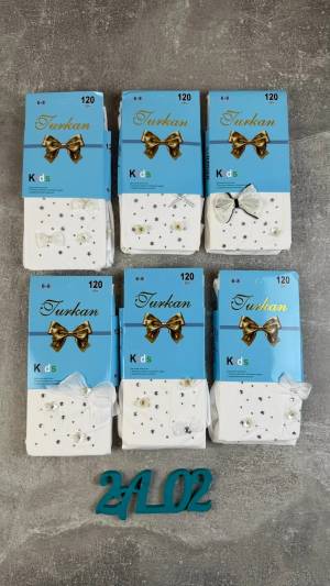 [Упаковка 6 шт] Колготки для девочек. 78% полиамид 22% эластан Р.: 6-8, 9-11, 12-14 лет