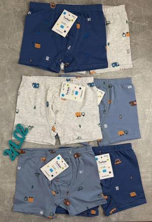 Детские боксеры набор 6 штук Размеры: 3-4, 5-6, 7-8, 9-10 лет Детские боксеры набор 6 штук Размеры: 3-4, 5-6, 7-8, 9-10 лет