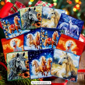 [Уп. 12 шт] Салфетки из микрофибры 25х25 см