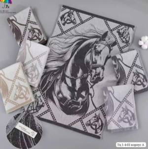 [Уп. 12 шт] Льняные полотенца 40х60 см