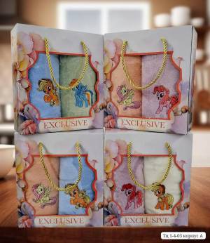 Набор из 2-х полотенец 35х75 см, микрофибра, в коробке