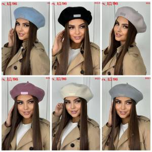 Берет 90% Шерсть + 10% акрил